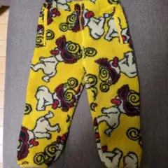 フリースパンツ イエロー