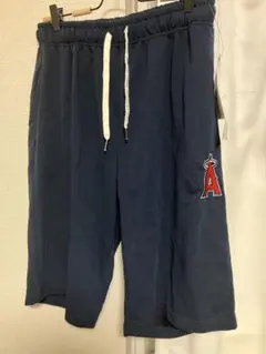 MLB ロサンゼルス・エンゼルス スウェットショートパンツ ネイビー LLのサムネイル