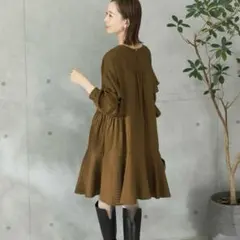 前後2WAYストライプミニワンピース　アーバンリサーチロッソ　FREE