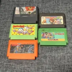 【まとめ売り】ファミコンソフト5本セット｜人気＆名作レトロゲーム