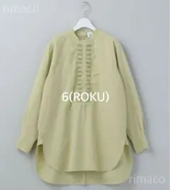 6(ROKU)◆PIN TUCK SHIRT/シャツ
