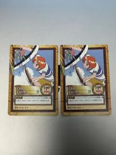 初期 絶版 希少 ンピースカードダス ハイパーバトル ナミ C117 逃げ足