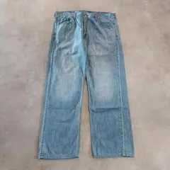 リーバイス569 Levis W36 ブルーデニム 青 古着 ヒゲ 22873