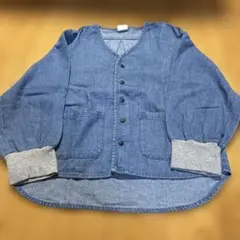【新品です。マーキーズ 好きさんにも】ブリーズ　デニムカーディガン　130