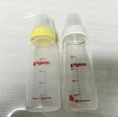 ピジョン 哺乳瓶 200ml 2本セット プラスチック＆ガラス
