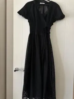 snidel ワンピース 黒 free