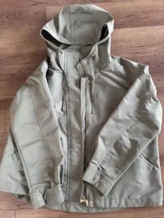 GU フード付きマウンテンパーカー オリーブグリーン