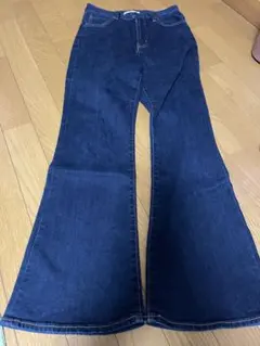 MOUSSY フレアデニムパンツ インディゴ 25 - メルカリ