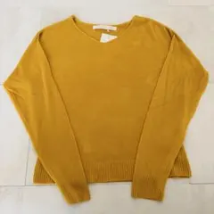 【新品】Ray Cassin Vネックニット イエロー