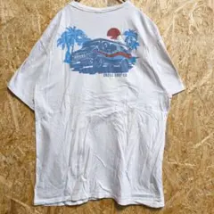 【XL】トップス　古着 グラフィック Ｔシャツ ベージュ