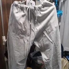 グレー Lサイズ 綿100% パンツ