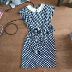 新品、未使用 Genet Vivien 水玉模様 半袖ワンピースのサムネイル