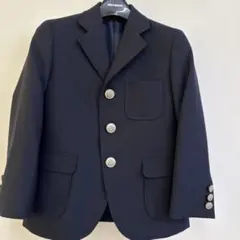 新品同様ミキハウスコレクション紺ブレザー110シルバーボタン