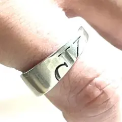 『Calvin Klein』 カルバンクライン CK ロゴ　リング10号のサムネイル