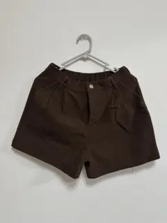 コーデュロイ ブラウンショートパンツ Mサイズ
