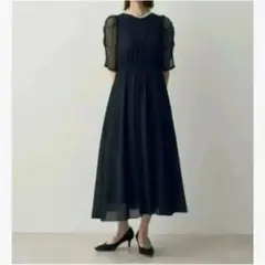 美品!お洗濯OK!結婚式パーティードレス.イェッカヴェッカYECCAVECCA黒