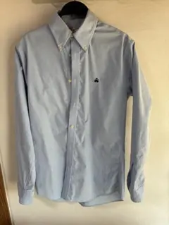 ブルックスブラザーズ 水色 ボタンダウン ノンアイロン シャツ S