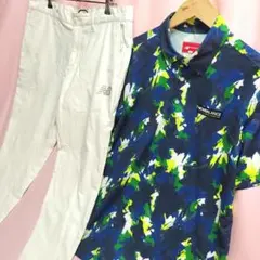 New Balance ポロシャツ パンツセット セットアップ ゴルフウェア