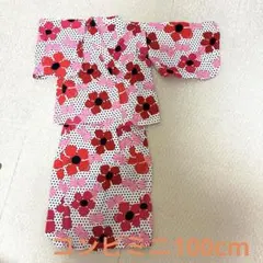 コンビミニ⭐︎リボンキャスケットセパレート浴衣100cmのサムネイル