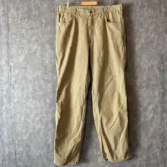 カーハート FR W38 L36 ベージュ ワークパンツ 送料無料　メンズ古着