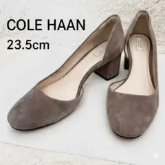COLE HAAN コールハーン パンプス グレージュ ベロア 23.5cm