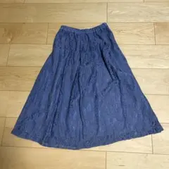 レースタイトスカート ロングスカート