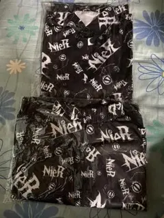 NieR チュール付きMINI SKIRT BLACK SHIRT セットアップ