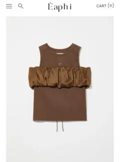 eaphi MULTI SHOULDER PARTS RIB TOPS