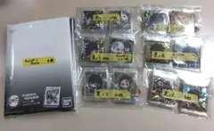 鬼滅 ディフォルメシール 1〜6コンプリート+キャンペーンシール1枚ファイル4冊