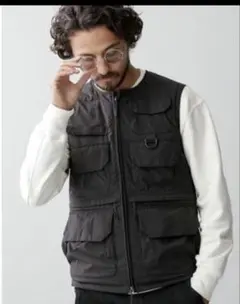 ダウンベスト ブラック nano・universe(ナノ・ユニバース)