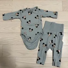 Disney ミッキーマウスロンパース・パンツセット 3M