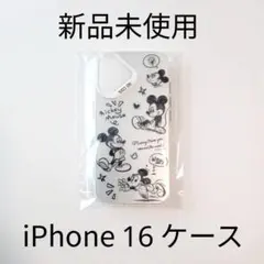 新品未使用 ミッキーマウス iPhone16ケース スマホケース ②