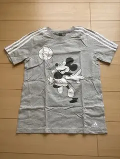 adidas ミッキーマウス Tシャツ グレー