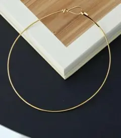 ARGUE ゴールドピアス mizuashi hoop pierce - メルカリ