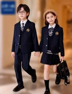 ネイビー ブレザー上下セット 学生服682