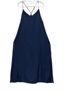 美品UNIQLO ネイビー キャミワンピース S 春夏秋