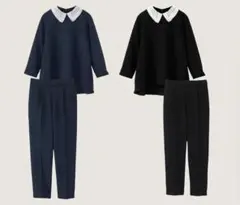 《新品》しまむら✖️kanaコラボ　セットアップ　ネイビーMサイズ