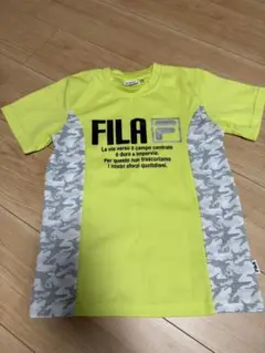 FILA 蛍光イエロー Tシャツ 140