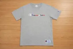 20ほぼ新品【Champion】チャンピオン　Tシャツ 4色ロゴ 　Lサイズ