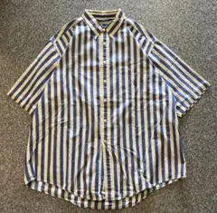 NAUTICA 半袖シャツ ストライプ XL