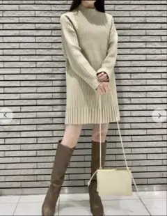 ニットワンピース ロングワンピース