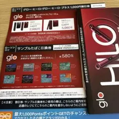 【ローソン限定】glo HILO グローヒーロー　サンプルタバコ引換券　割引券