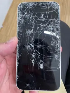 iPhone 12miniホワイト 画面割れ