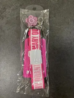 MARY QUANT ネックストラップ ピンク