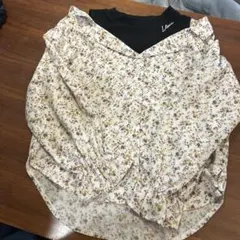 LOVETOXIC カットソー　ブラウス　S 130 小花柄　春服