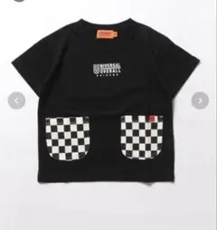 UNIVERSAL OVERALL 黒 Tシャツ サイズ130のサムネイル