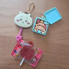 中古品　サンリオ キーホルダー ちいかわ　キティ　シナモンのサムネイル