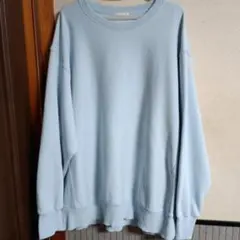 ライトブルー オーバーサイズ スウェット