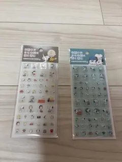 2点セット　スヌーピー　タイルシール