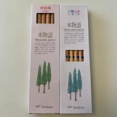 新品◆TOMBOW 木物語 朱色 赤青 鉛筆 １２本入り 2箱のサムネイル